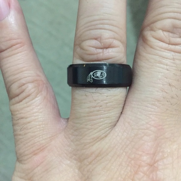 Accessories Black Stainless Steel Washington Redskins Ring Poshmark